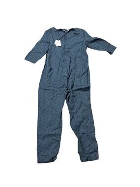 The Nines by Hatch Blue Floral Print Maternity Jumpsuit - Size Small - NWT